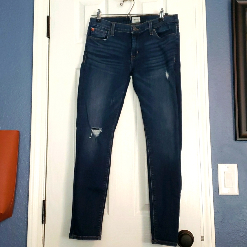 Hudson Krista Ankle Super Skinny Jeans distressed